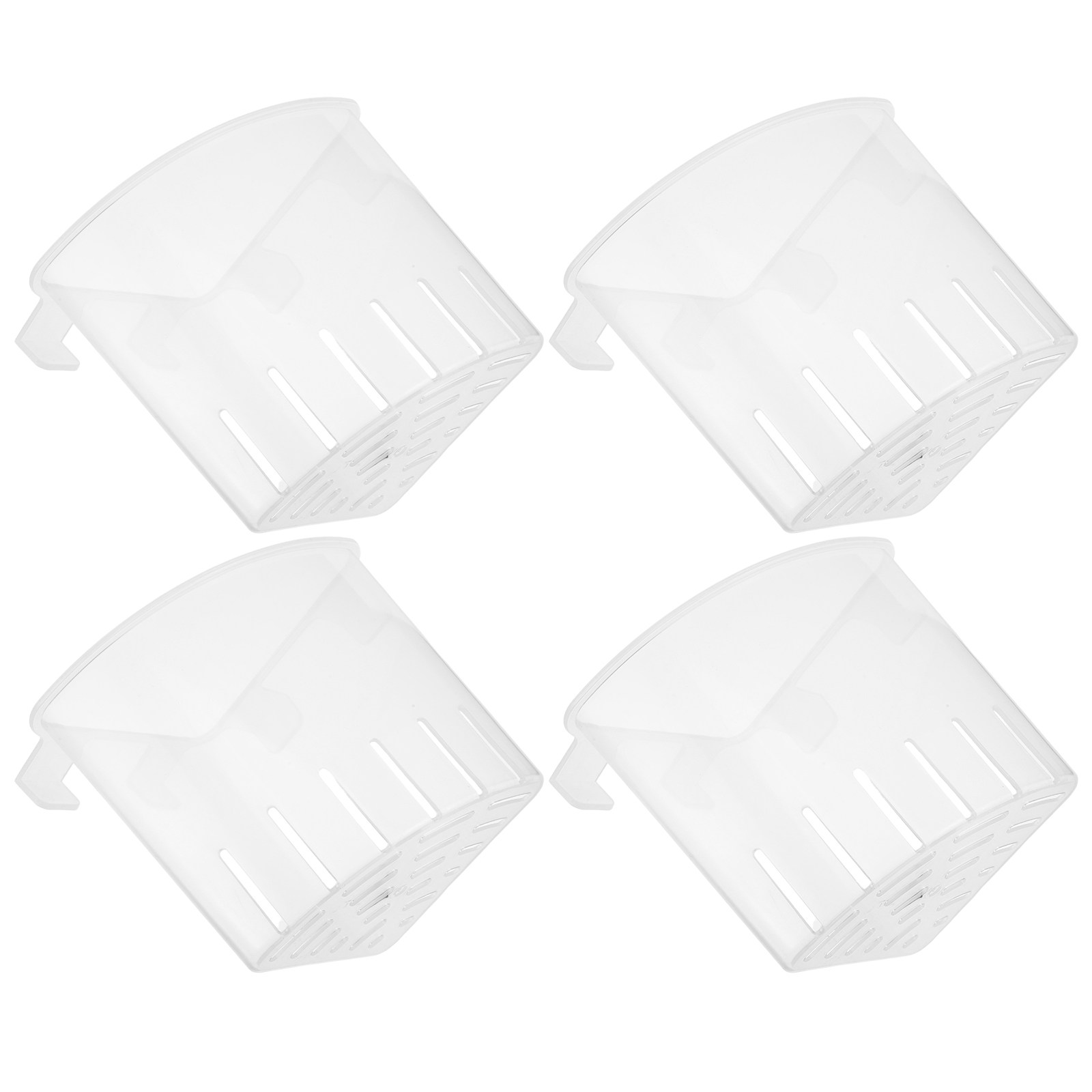 Aquarium Fish Pot - 4Pcs Aquarium Hanging Corner Plant Holder
