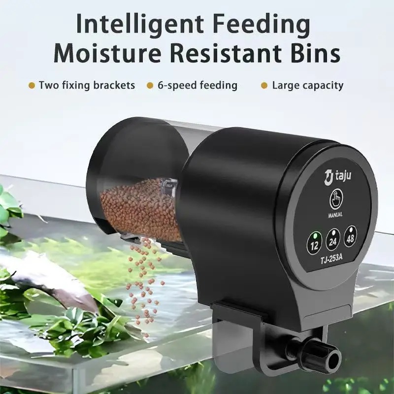 Aquarium Fish Food - Fish Tank Feeder Intelligent Timed Feeder