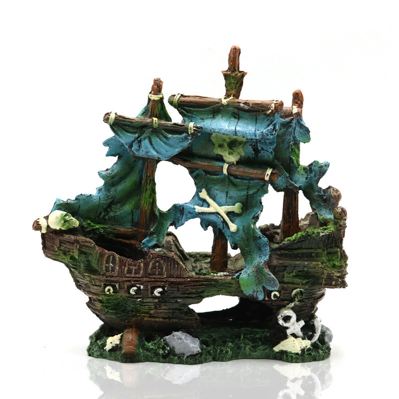 Aquarium Fish Games - Aquarium Fish Tank Decorations Landscape Pirate