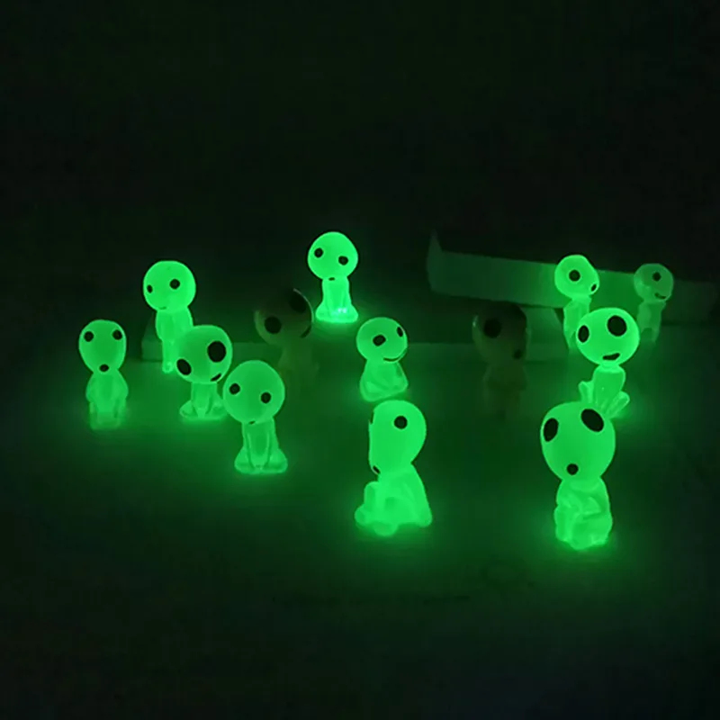 Aquarium Fish Pot - Luminous Elves Mini Figures Fish Tank