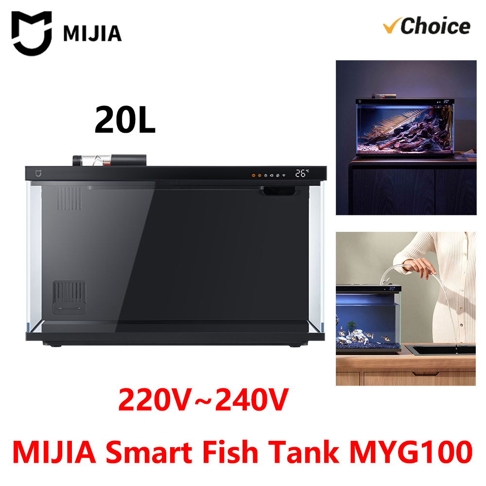 NEW MIJIA Smart Fish Tank Work - Aquarium Fish Food ulasan dan harga