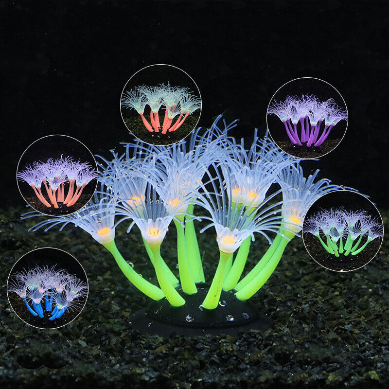 Silicone Glowing Landscape Art - Aquarium Fish Games ulasan dan harga