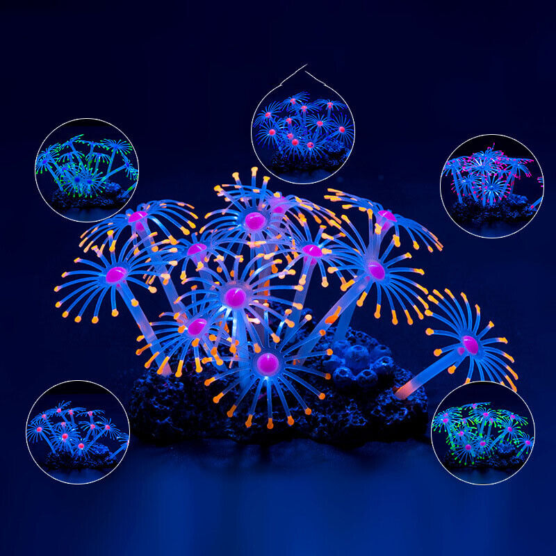 Silicone Glowing Landscape Art - Aquarium Fish Games ulasan dan harga