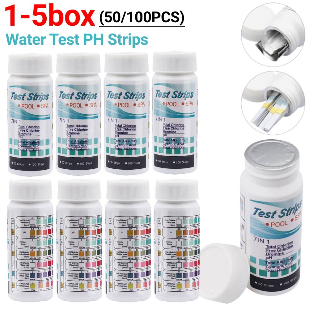 50/100PCS Water Test PH Strips - Aquarium Fish Accessories ulasan dan harga