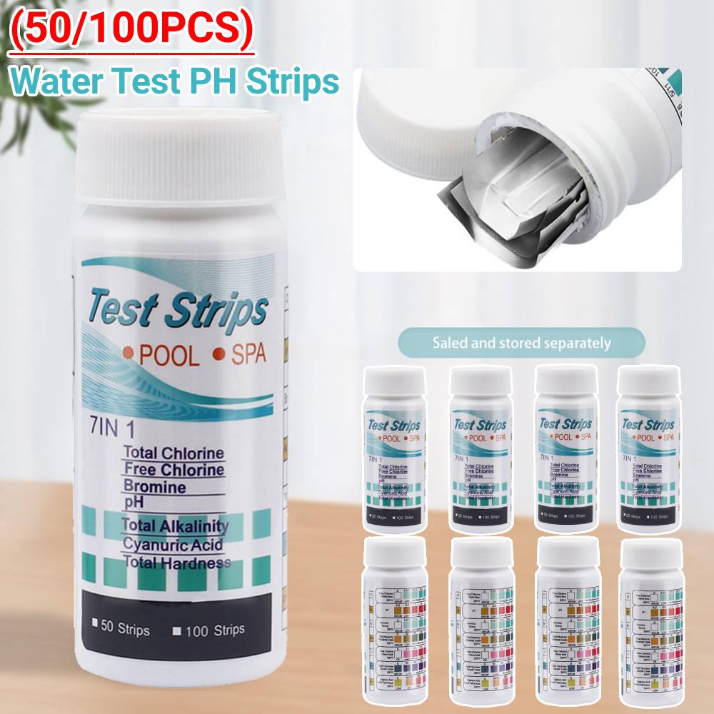 50/100PCS Water Test PH Strips - Aquarium Fish Accessories ulasan dan harga