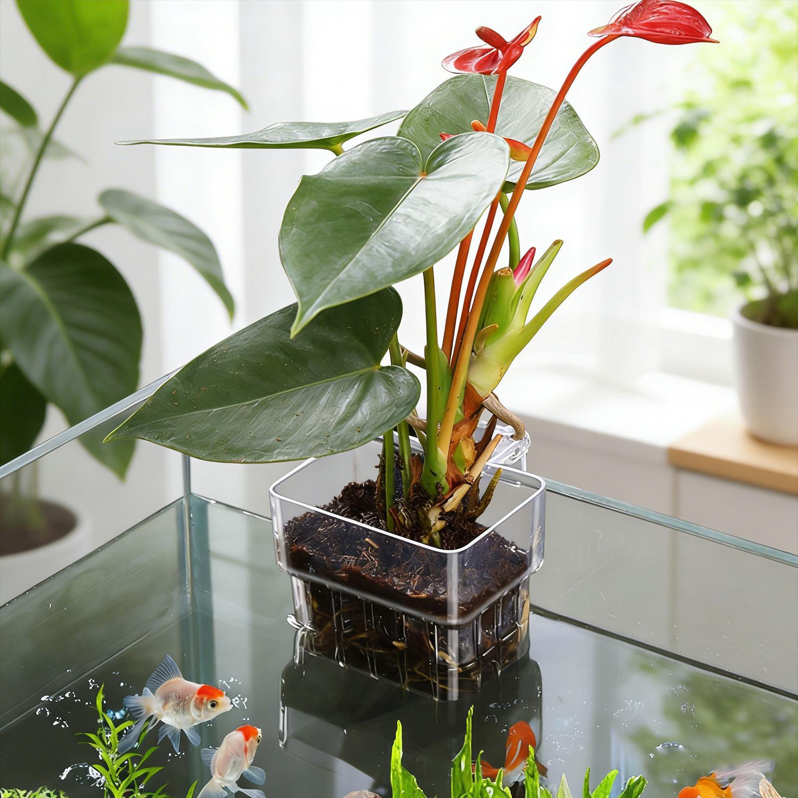 Transparent Hangable Aquarium  - Aquarium Fish Pot ulasan dan harga