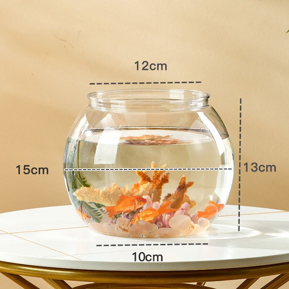 Home Decor Clear Transparent R - Aquarium Fish Jar ulasan dan harga