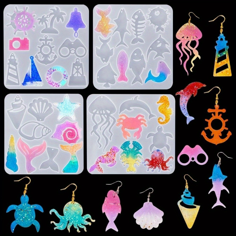 The Ocean-themed Earring And P - Aquarium Fish Accessories ulasan dan harga