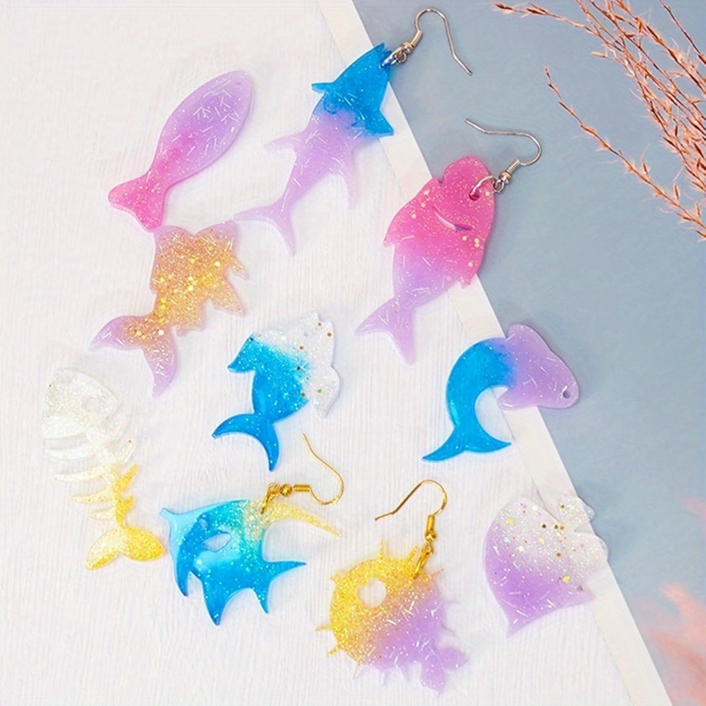 The Ocean-themed Earring And P - Aquarium Fish Accessories ulasan dan harga