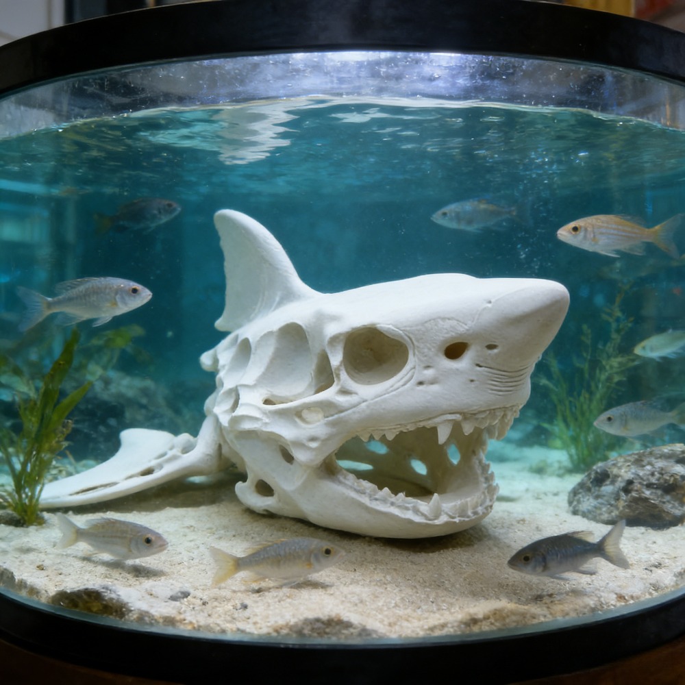 3D Printing Shark Skull Skelet - Aquarium Fish Games ulasan dan harga