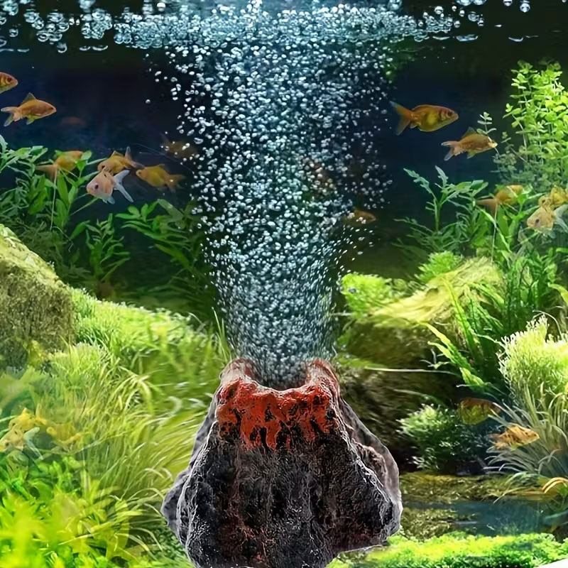 Volcanic Bubble Stone for Aqua - Aquarium Fish Games ulasan dan harga