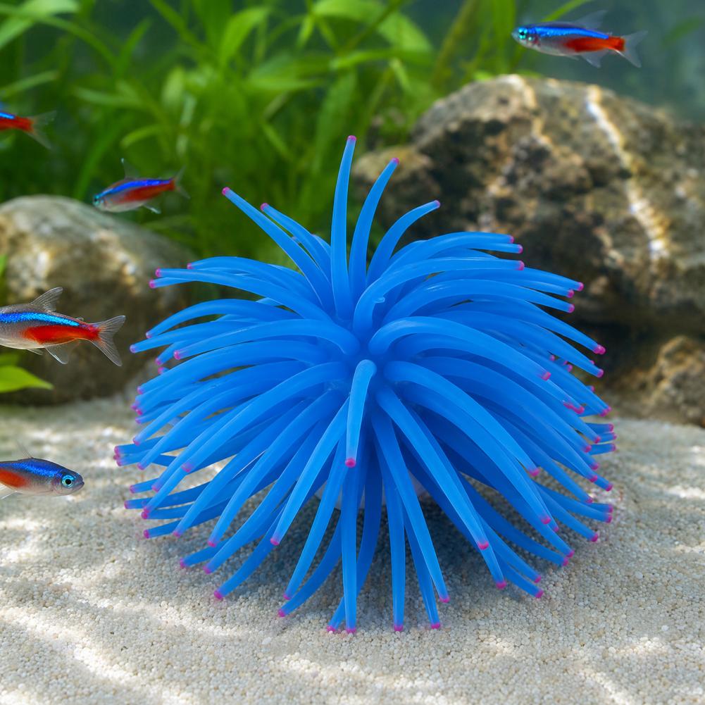 Fish Tank Ornament Silicone Se - Aquarium Fish Accessories ulasan dan harga
