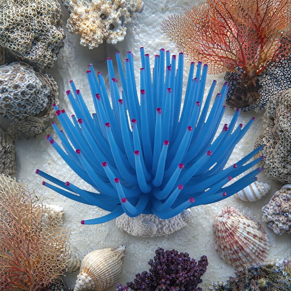 Fish Tank Ornament Silicone Se - Aquarium Fish Accessories ulasan dan harga