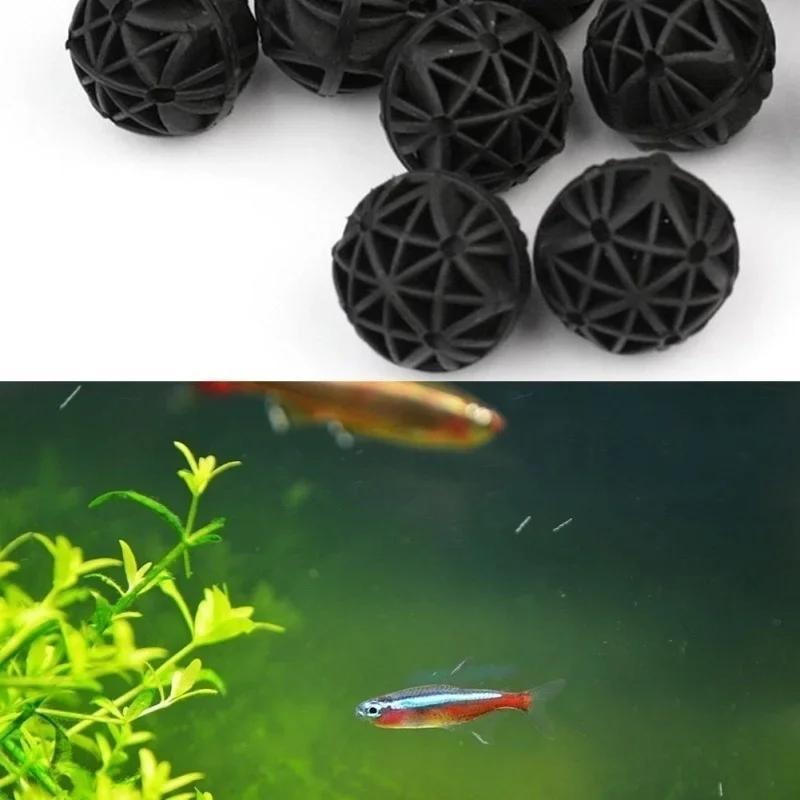 50Pcs 16mm Aquarium Bio Filter - Aquarium Fish Accessories ulasan dan harga