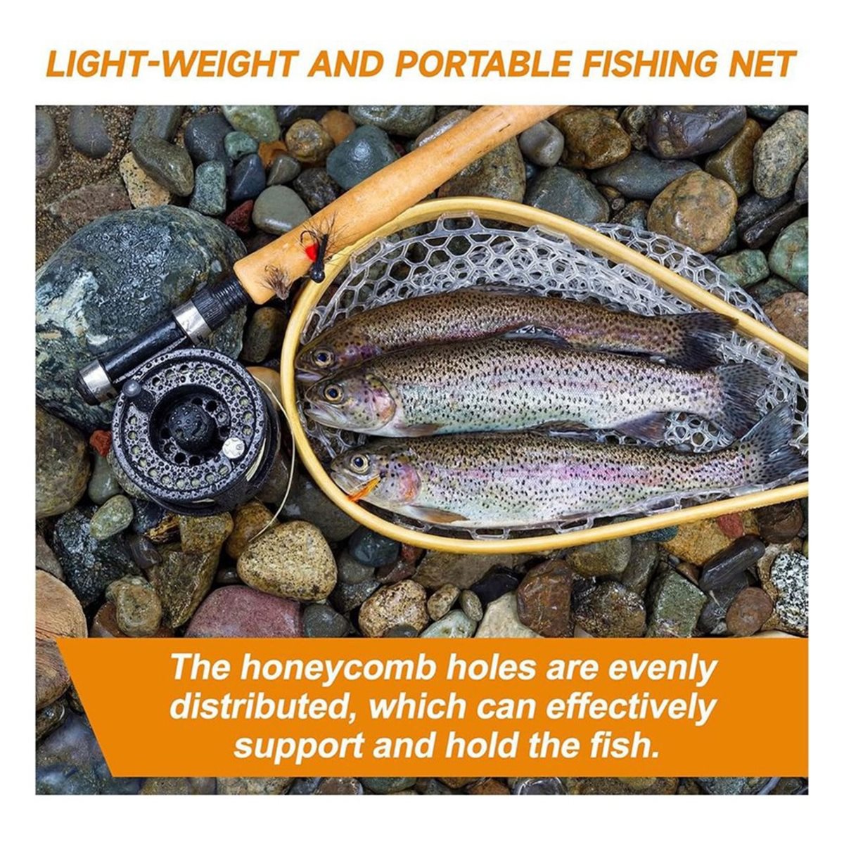 salego 2Pcs Rubber Fishing Net - Fish Net Handle ulasan dan harga