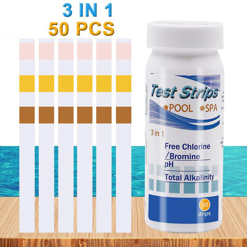 Chlorine PH Test Strips SPA Sw - Aquarium Fishing ulasan dan harga