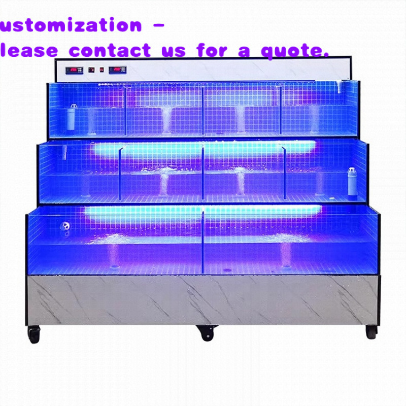 custom.Glass Seafood Aquarium  - Aquarium Fish Restaurant ulasan dan harga