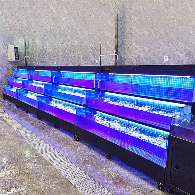 custom.Glass Seafood Aquarium  - Aquarium Fish Restaurant ulasan dan harga
