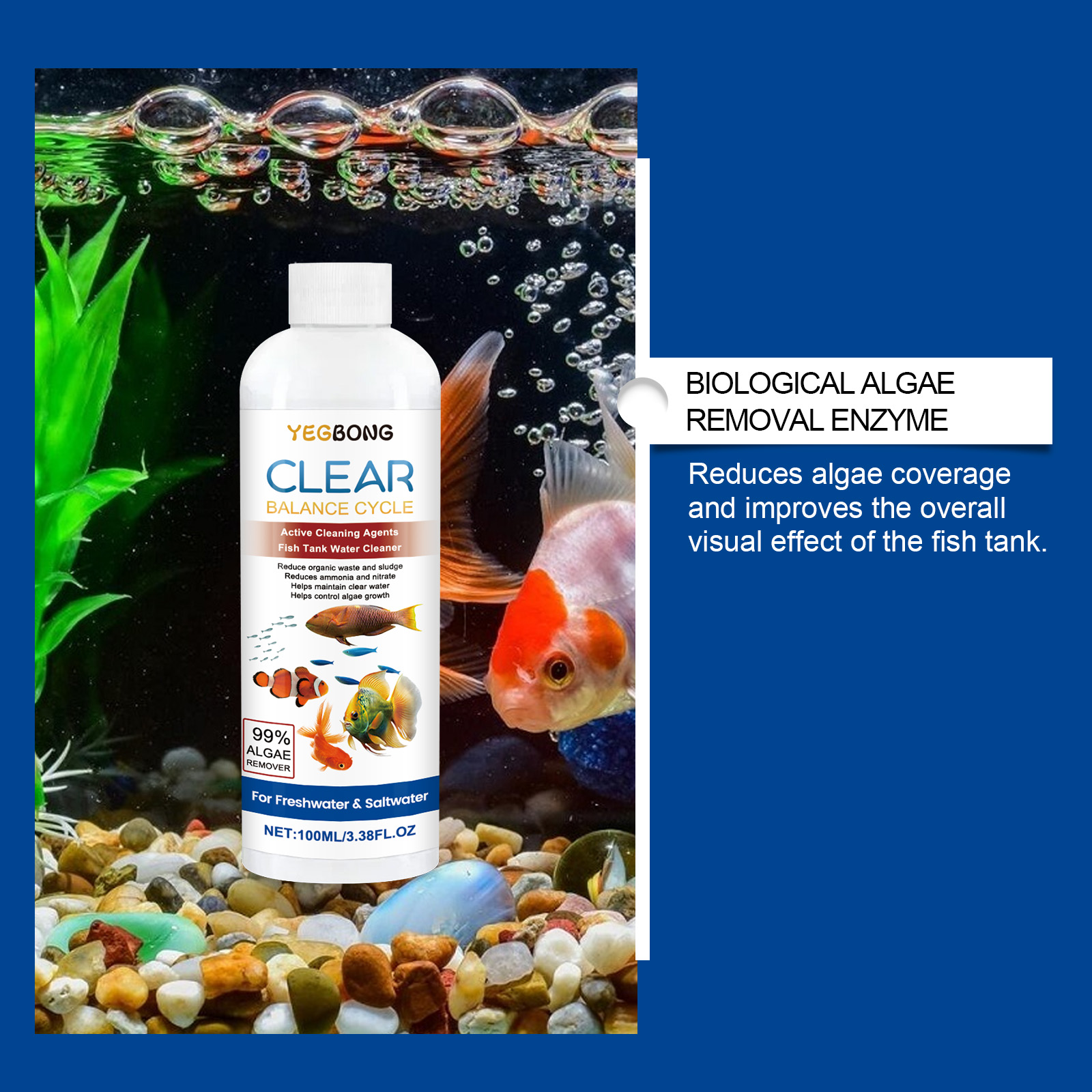 Aquarium Water Clarifier 100ml - Aquarium Fishing ulasan dan harga