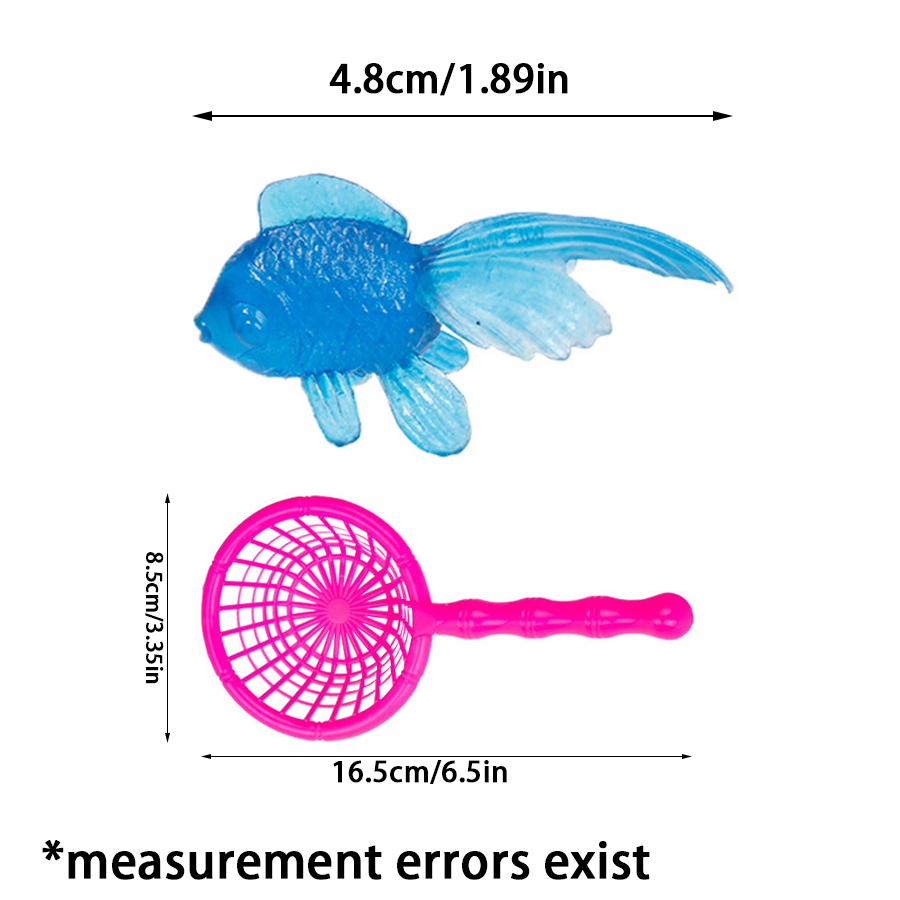 9/18pcs Floating Goldfish & Fi - Aquarium Fish Games ulasan dan harga