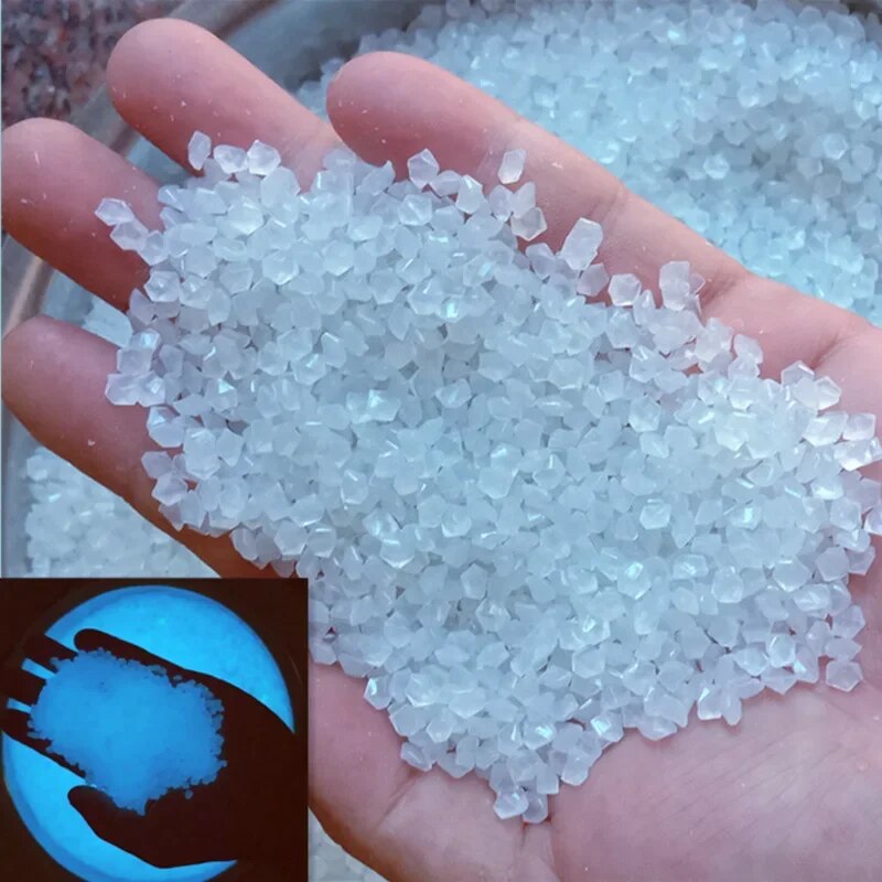 1000pcs 3-5mm Luminous Sand Gl - Aquarium Fishing ulasan dan harga