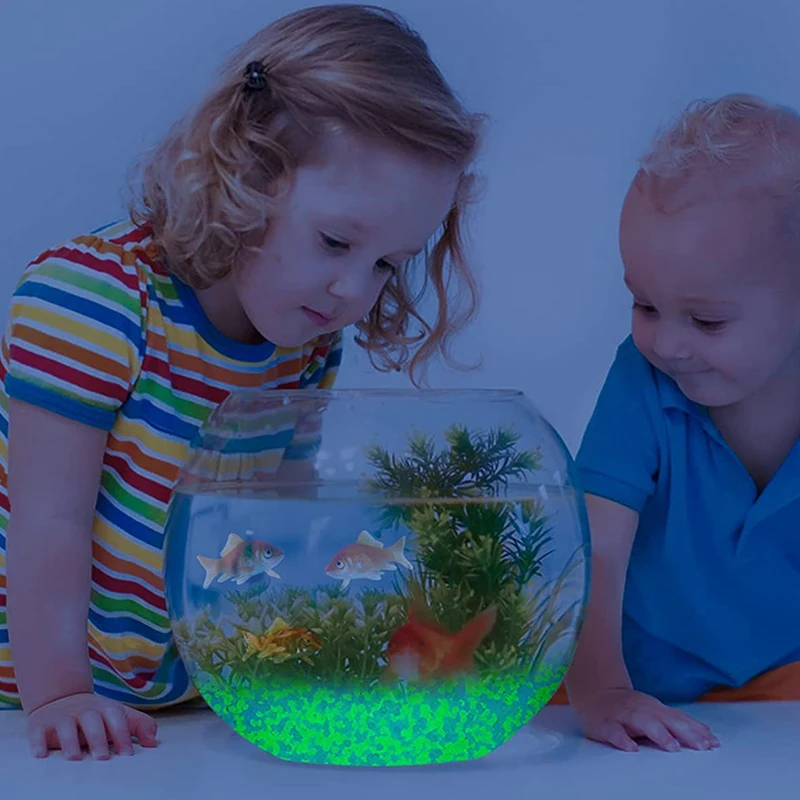 1000pcs 3-5mm Luminous Sand Gl - Aquarium Fishing ulasan dan harga