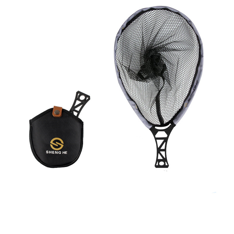 Portable ABS Handle Fly Fishin - Fish Net Handle ulasan dan harga
