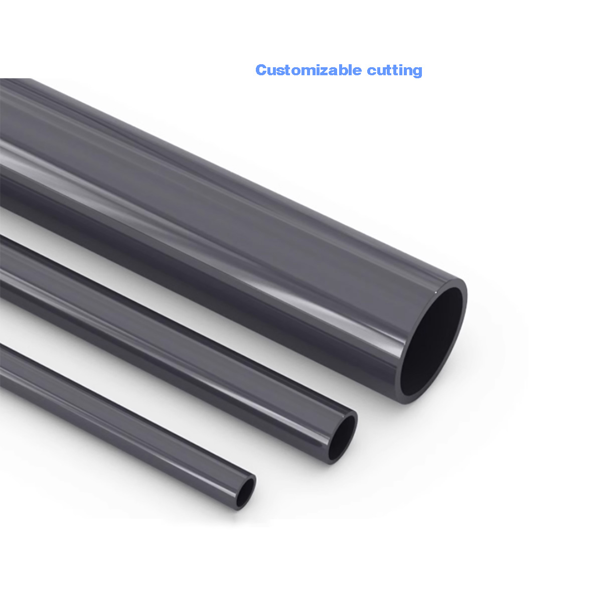 Black PVC Plastic Pipe Hollow  - Aquarium Fish Accessories ulasan dan harga