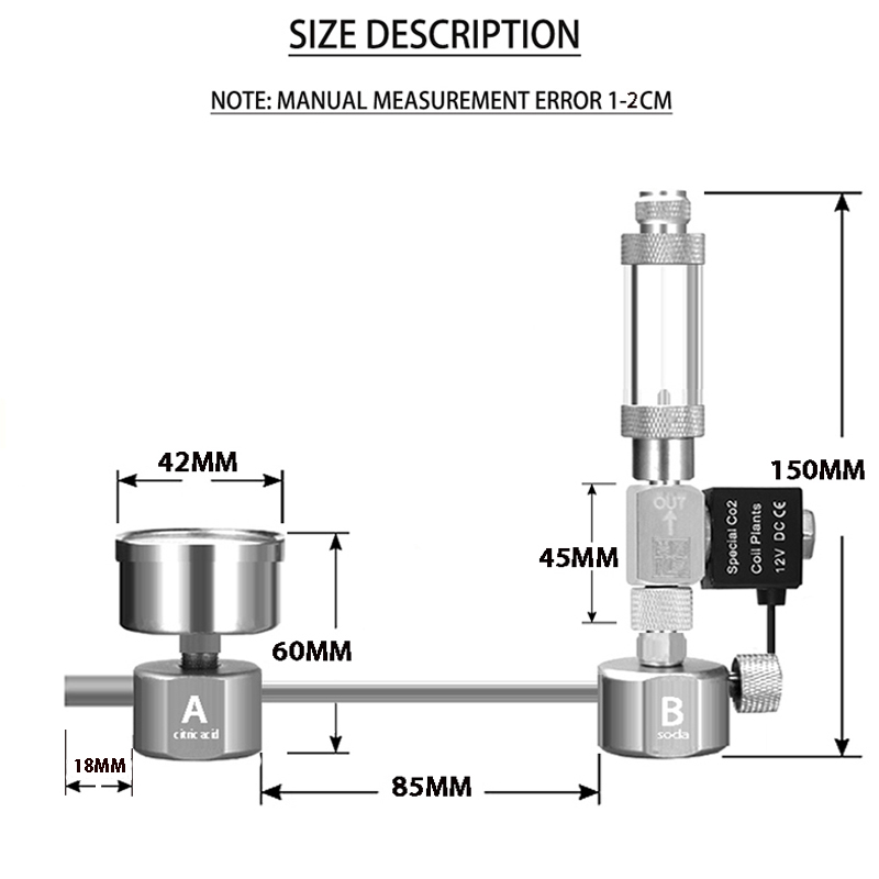 Aquarium DIY CO2 Generator Sys - Co2 Diffuser Planted ulasan dan harga