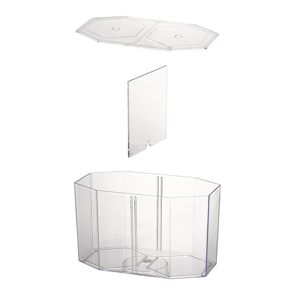 Acrylic Two Splits Guppy Fish  - Aquarium Fish Jar ulasan dan harga