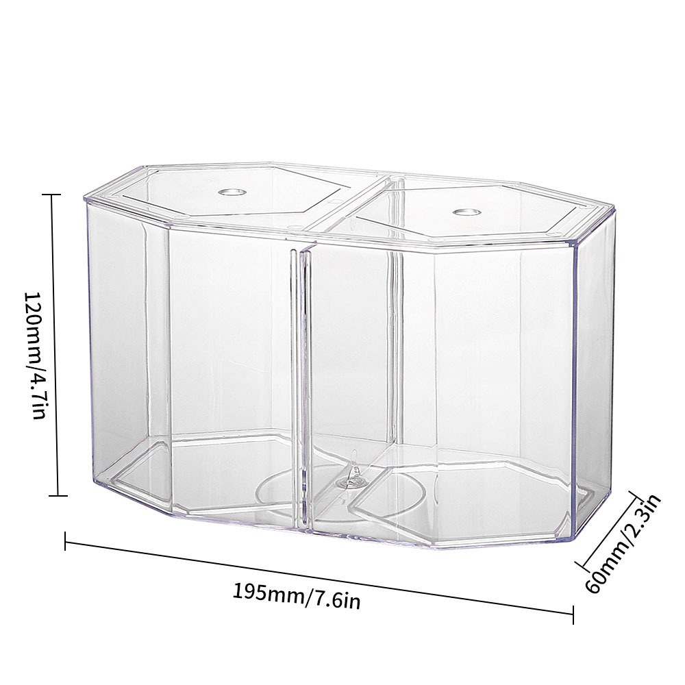 Acrylic Two Splits Guppy Fish  - Aquarium Fish Jar ulasan dan harga