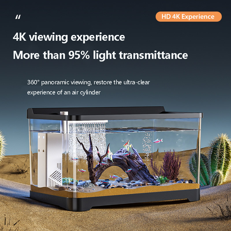 ABS Mini Fish Tank Betta Aquar - Aquarium Fish Jar ulasan dan harga