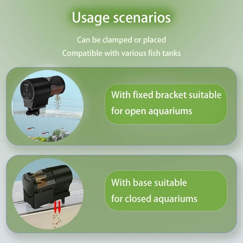 Fish Tank Feeder Intelligent T - Aquarium Fish Food ulasan dan harga