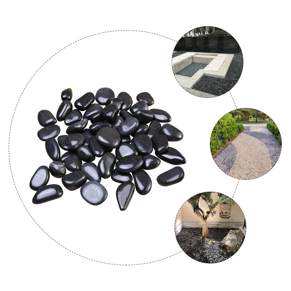1Set Aquarium Pebbles Natural  - Aquarium Fish Accessories ulasan dan harga