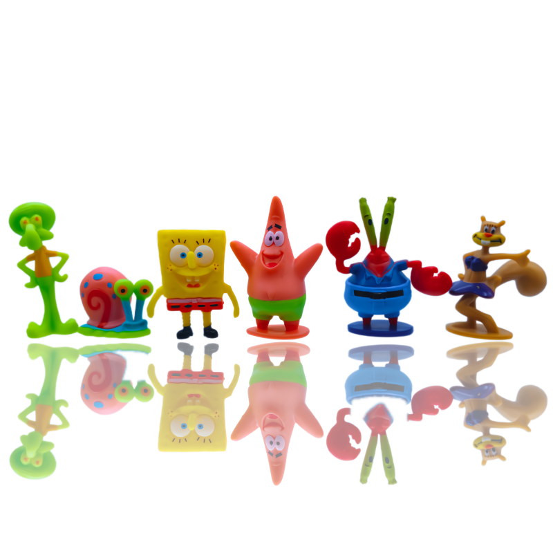 6pcs SpongeBob Fish Tank Decor - Aquarium Fishing ulasan dan harga