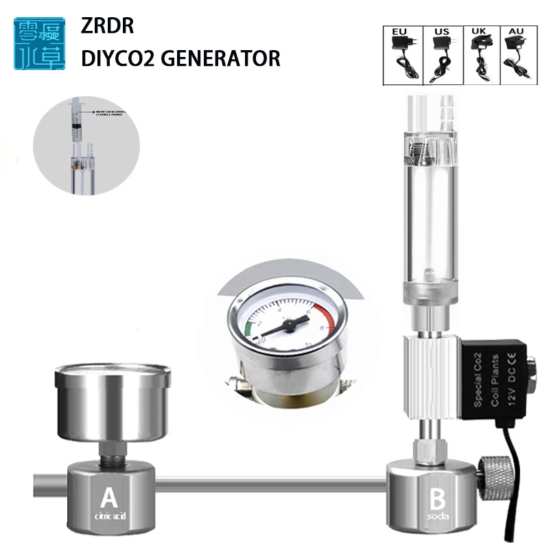 Aquarium DIY CO2 Reactor Gener - Co2 Diffuser Planted ulasan dan harga