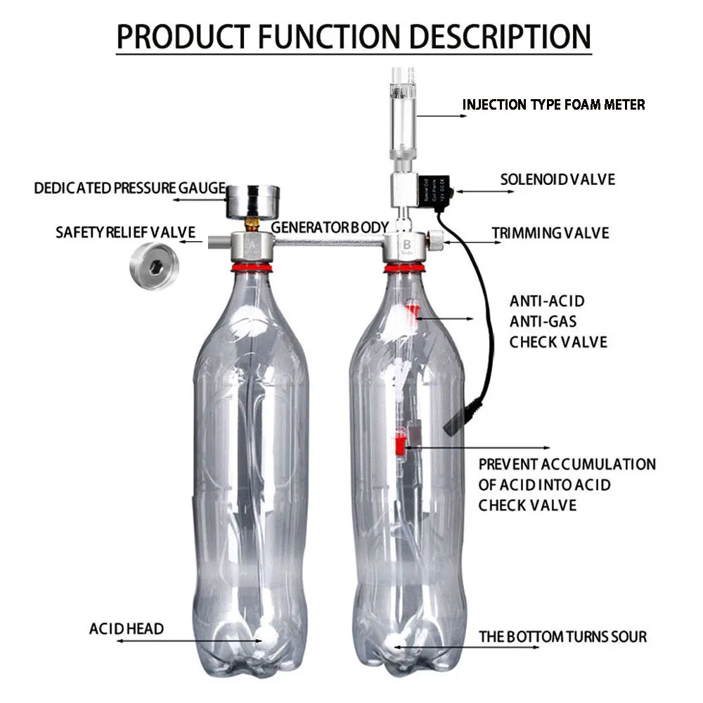 Aquarium DIY CO2 Reactor Gener - Co2 Diffuser Planted ulasan dan harga