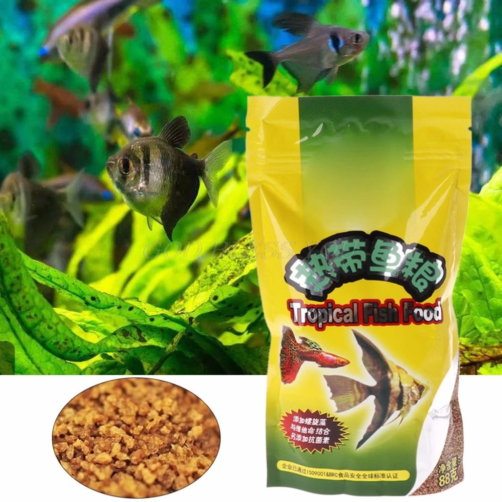 Aquarium Tank Tropical Fish Fo - Aquarium Fish Food ulasan dan harga