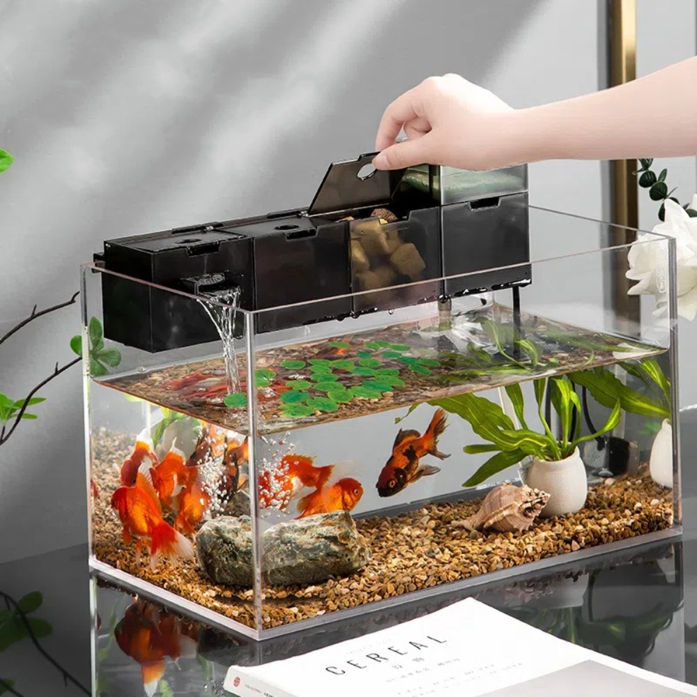 Three-in-one External Aquarium - Aquarium Fish Jar ulasan dan harga