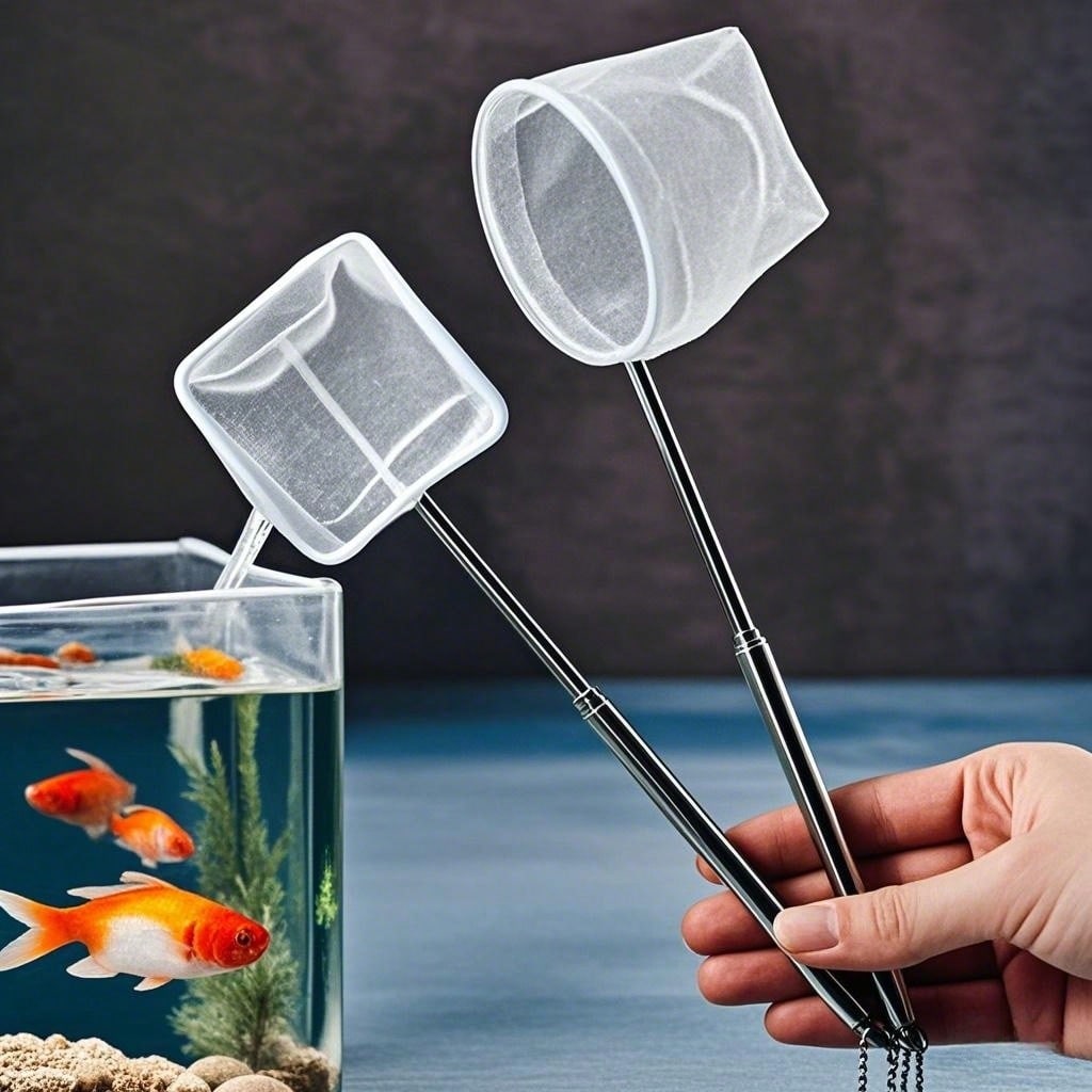 Aquarium Fish Net - a Retracta - Fish Net Handle ulasan dan harga