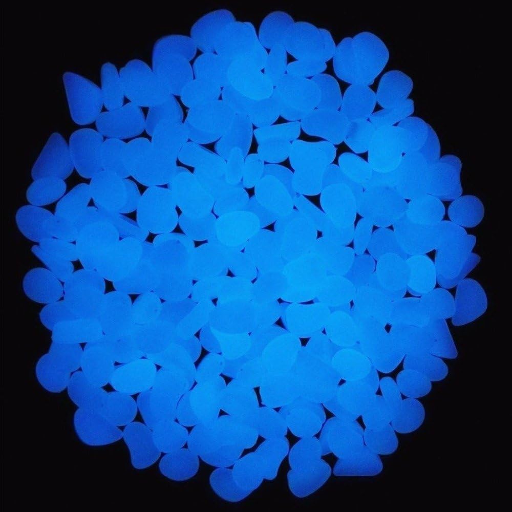 Fish Tank Rocks Glow Blue Pebb - Aquarium Fish Pot ulasan dan harga