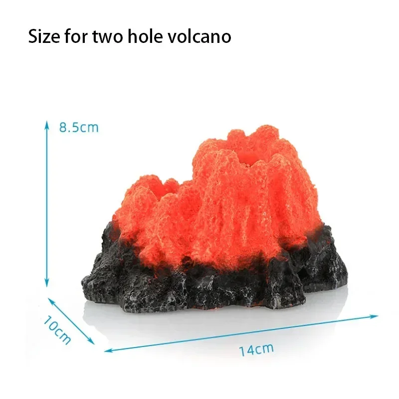 New Volcano Shape Aquarium Dec - Aquarium Fish Games ulasan dan harga