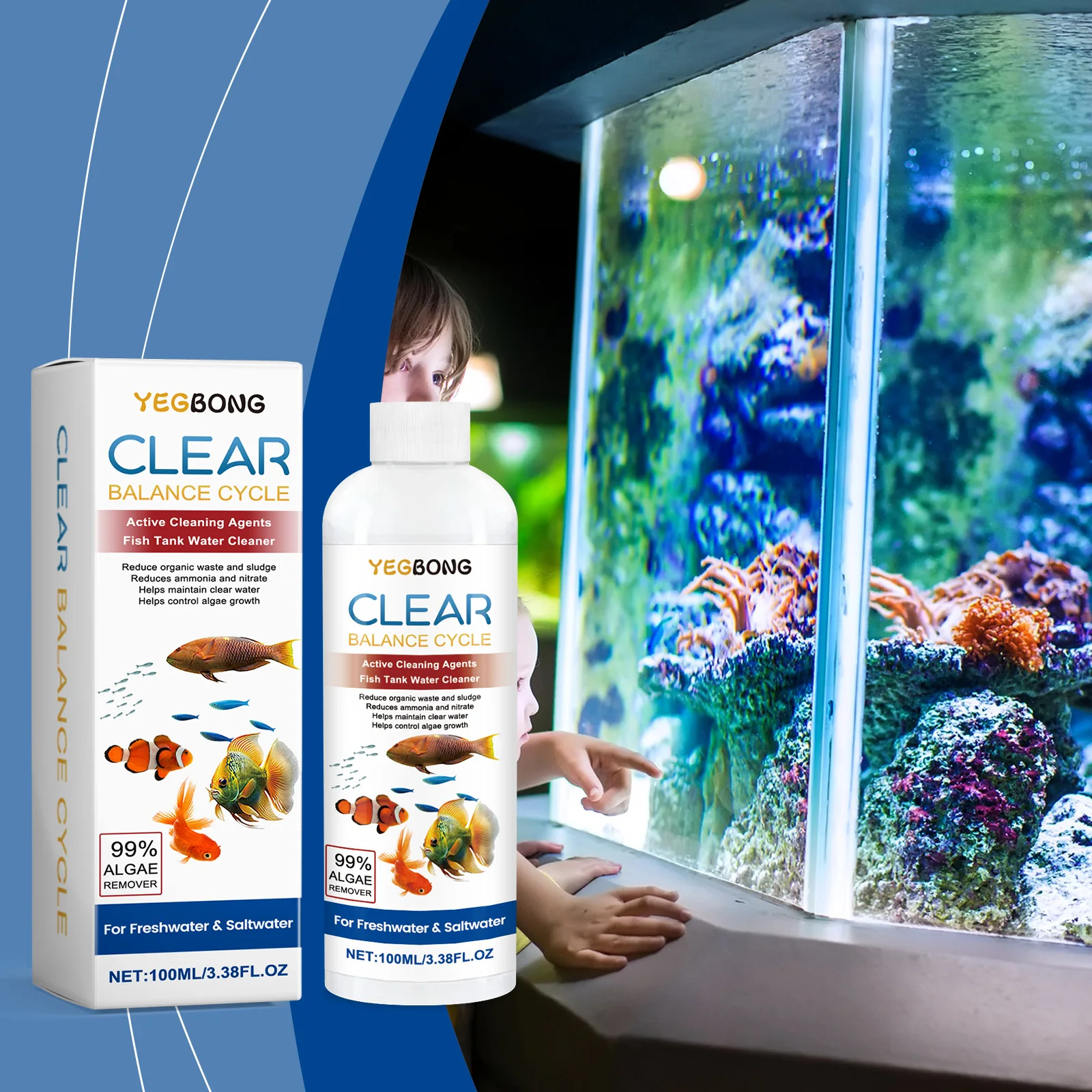 Algae Remover for Fish Tanks,  - Aquarium Fishing ulasan dan harga