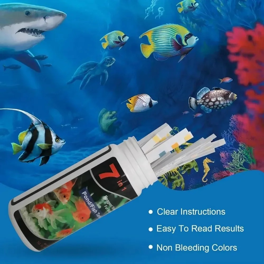 Aquarium Test Strip  PH Qualit - Aquarium Fishing ulasan dan harga