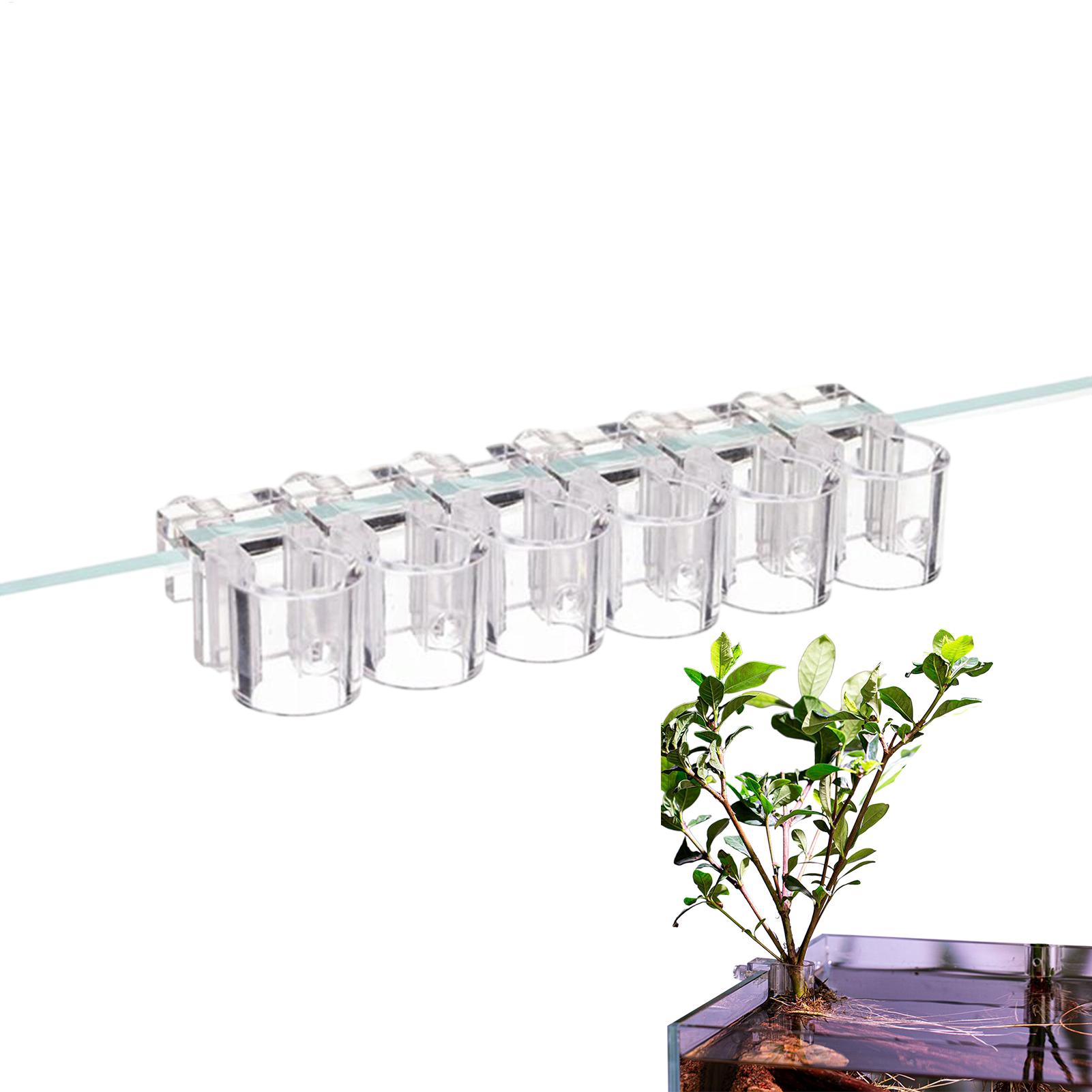 Aquarium Plant Basket Transpar - Aquarium Fish Pot ulasan dan harga