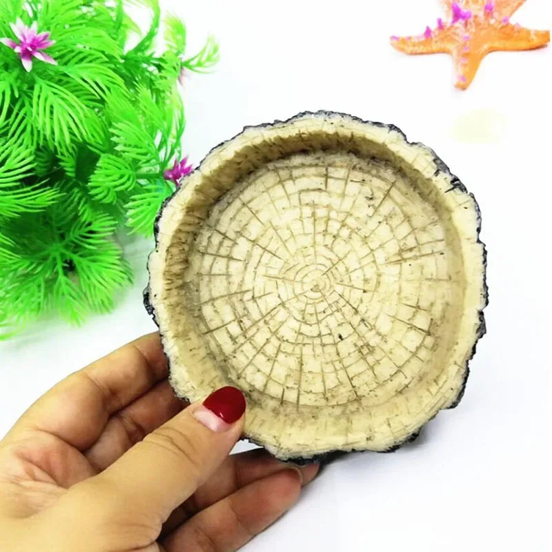 Pet Reptile Feeder Bowl Resin  - Aquarium Fish Pot ulasan dan harga
