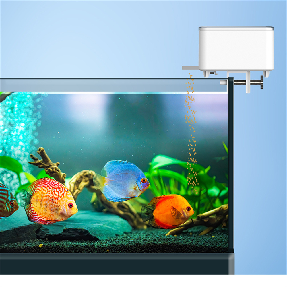 WiFi Smart Automatic Feeder Aq - Aquarium Fish Food ulasan dan harga