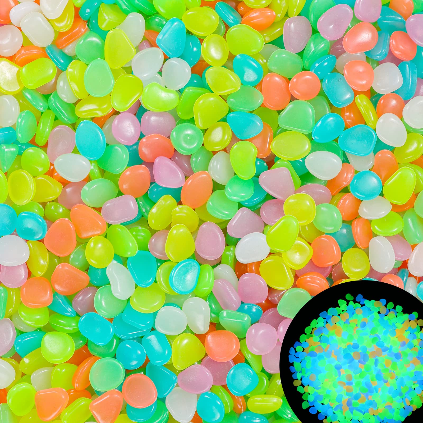 100Pcs Glow in the Dark Garden - Aquarium Fishing ulasan dan harga
