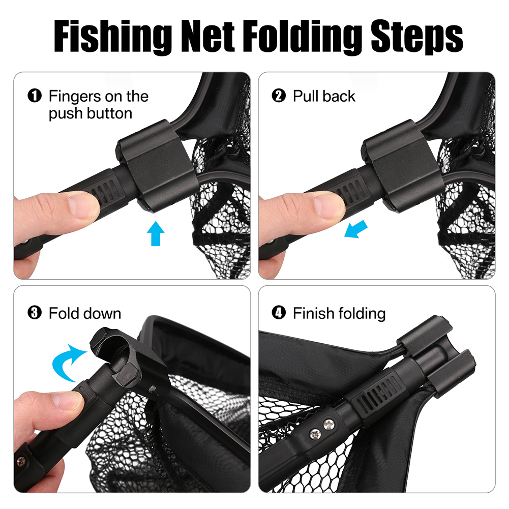 Floating Fishing Net for Fly F - Fish Net Handle ulasan dan harga