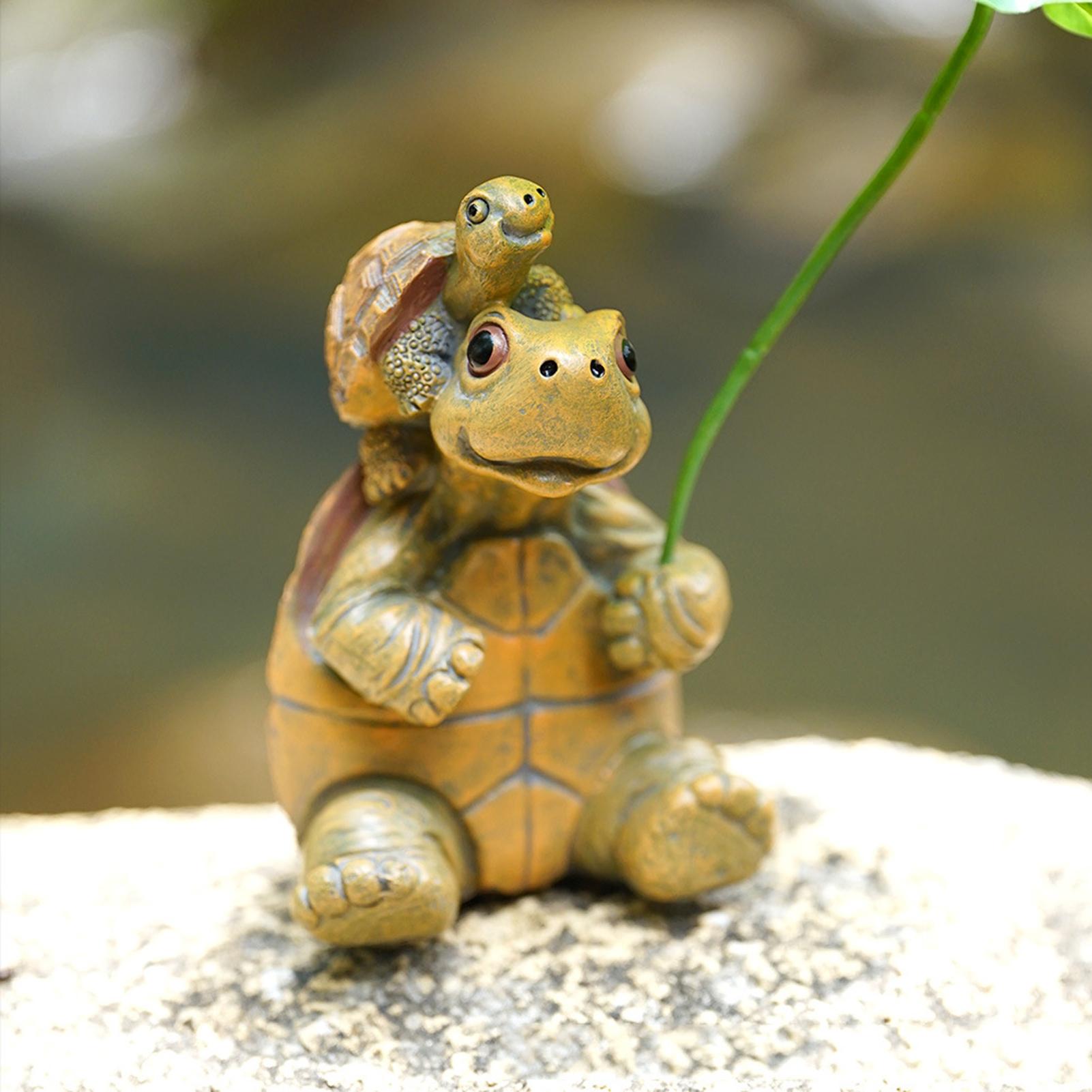 Turtle Figurine Fish Tank Deco - Aquarium Fish Pot ulasan dan harga